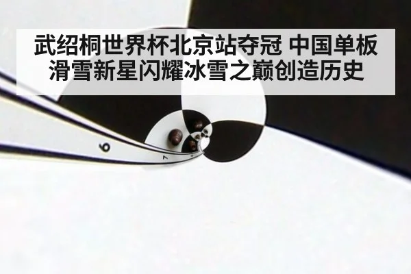 武绍桐世界杯北京站夺冠 中国单板滑雪新星闪耀冰雪之巅创造历史
